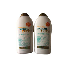 Load image into Gallery viewer, OGX Quenching Plus Coconut Curls Bundle Shampoo &amp; Conditioner 

